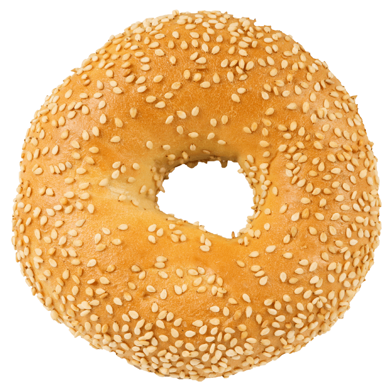 BAGELS SESAME SEEDS