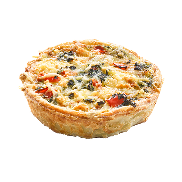 QUICHE SPINACH AND GOAT CHEESE