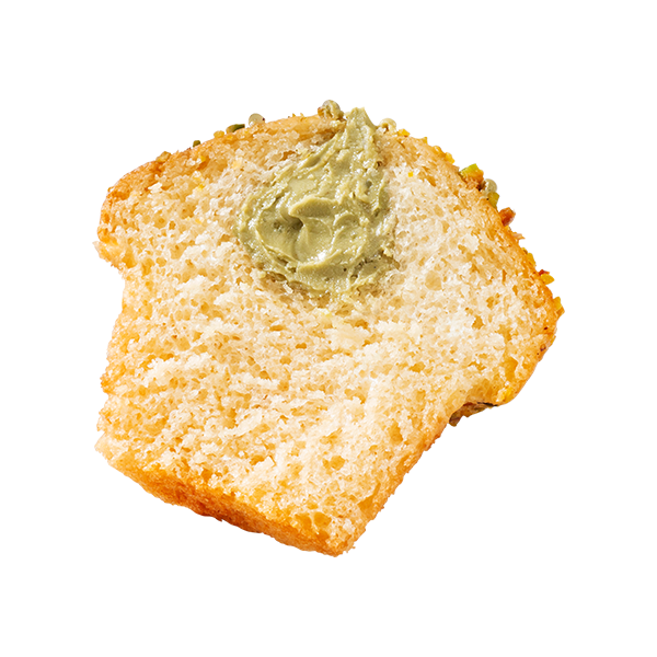 Black label pistachio muffins