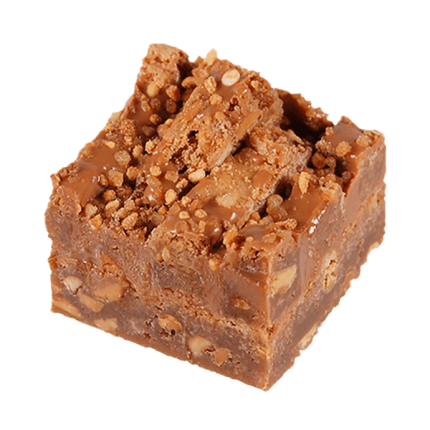 Milky peanut brownie