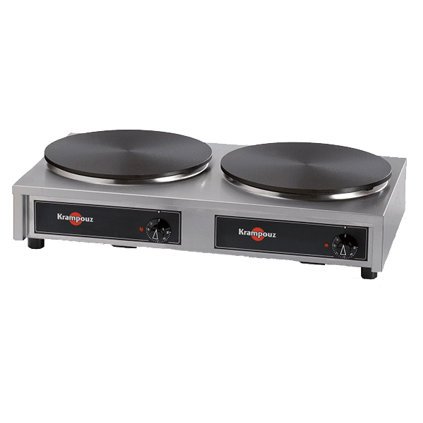 CECIM3 Crepesplaat elec standaard vierkant dubbel 35 cm 2x2500W ELEKTRISCHE CRÊPESPLAAT STANDAARD VIERKANT DUBBEL 35 CM - 2 x 2500W - Afbeelding 1