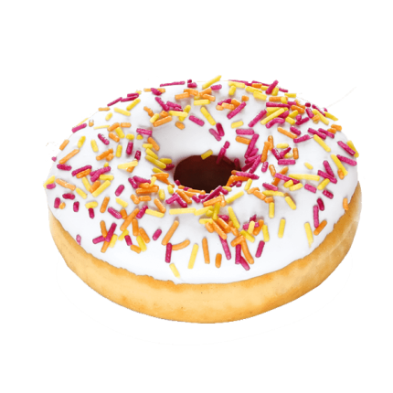 Witte donut