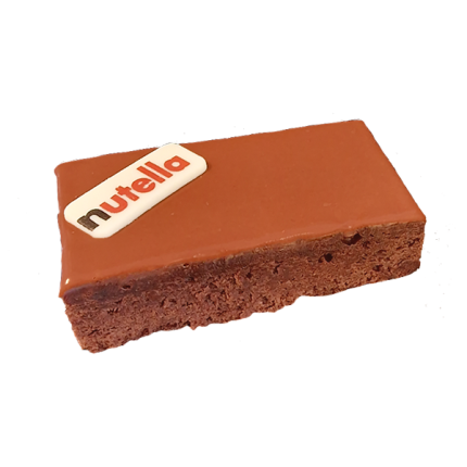 Brownie Nutella Hart Delicious