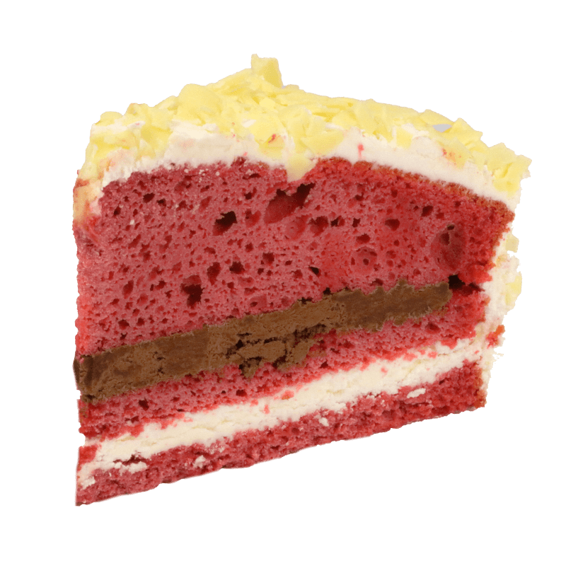 Red velvet taart