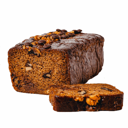 Bananenbrood walnoten & chocolade